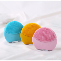 Mini Electric Facial Cleansing Brush Silicone Sonic Face Cleaner Deep Pore Cleaning Skin Massager Face Cleansing Brush Device